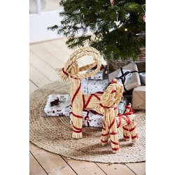Ib Laursen Julebuk med rdt bnd 30 cm.