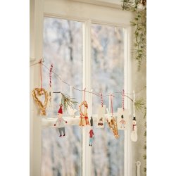 Ib Laursen Julebuk mini til ophng My Nostalgic Christmas (rdt bnd)