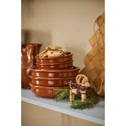 Ib Laursen Julebuk til ophng My Nostalgic Christmas (brunt bnd)