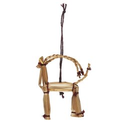 Ib Laursen Julebuk mini til ophng My Nostalgic Christmas (brunt bnd)