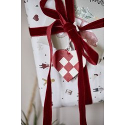 Ib Laursen Julehjerte til ophng 2 forskellige My Nostalgic Christmas, 1 stk.