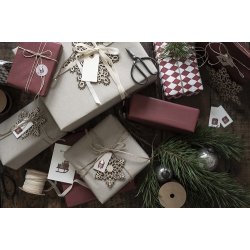 Ib Laursen Julekort dobbelte 6 ass Christmas Mood 7,3x10,5