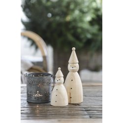 Ib Laursen Julemand stende natur hndmalet