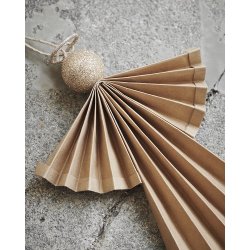 House Doctor Julepynt, Engle ophng Natural 24 cm.