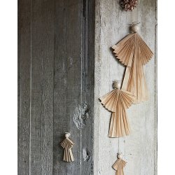 House Doctor Julepynt, Engle ophng, Natural, 36 cm.