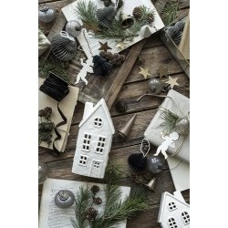 Ib Laursen Julepynt til ophng juletr foldet papir med magnetlukning, gr