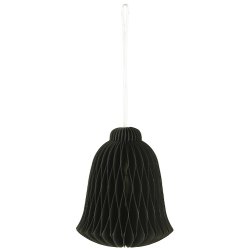 Ib Laursen Julepynt til ophng klokke foldet papir med magnetlukning, sort