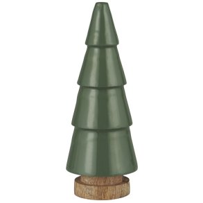 Ib Laursen - Juletr stende grn emaljemalet 17 cm