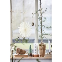 Ib Laursen - Juletr stende grn emaljemalet 17 cm