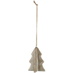 Ib Laursen - Juletr til ophng grn/natur meleret
