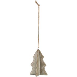 Ib Laursen - Juletr til ophng grn/natur meleret
