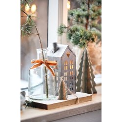 Ib Laursen - Juletr til ophng grn/natur meleret