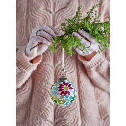 Bloomingville Jullie Ornament, Grn, Glas