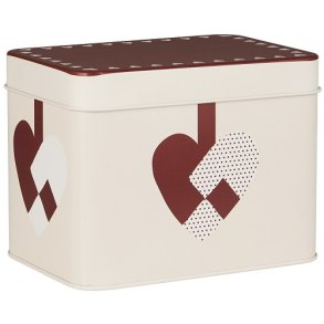 Ib Laursen Kagedse med flettede julehjerter firkantet