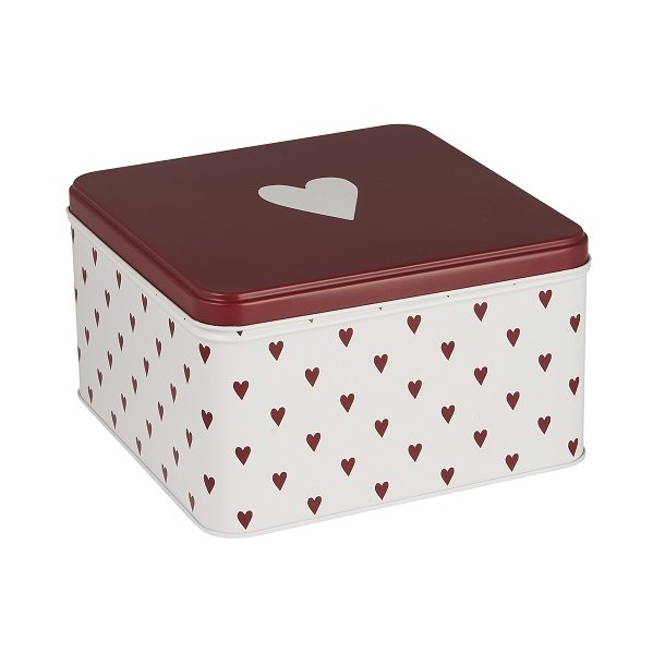 Ib Laursen Kagedse med hjerter firkantet