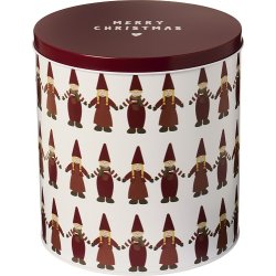 Ib Laursen Kagedse med nisser hnd i hnd hj rund