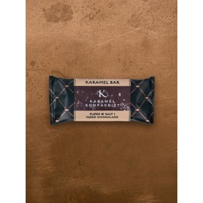 Karamel Kompagniet -  Karamel bar med flde & salt i mrk chokolade 50g