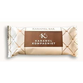 Karamel Kompagniet -  Karamel bar, rabarber i lys chokolade - Limited edition 50g 