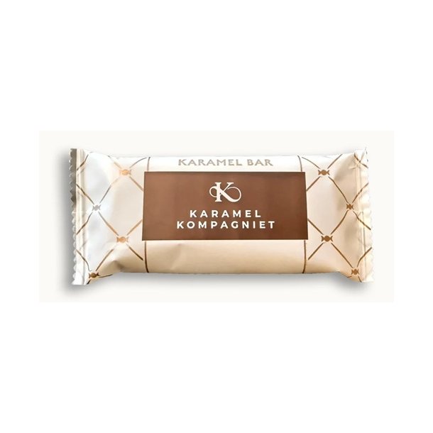 Karamel Kompagniet -  Karamel bar, rabarber i lys chokolade - Limited edition 50g 