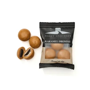 Huset Andersen Karameldrmme - FLOWPACK, 5g. 