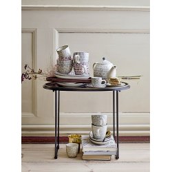 Bloomingville - Karine Tallerken, Grn, Stentj, 1 stk. 4 varianter