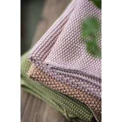  Ib Laursen Karklud Mynte Faded Rose strikket 25x25 cm
