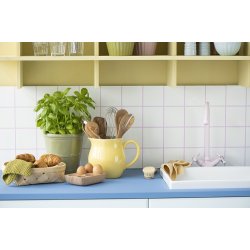 Ib Laursen Karklud Mynte Lemonade strikket 25x25 cm.