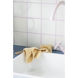 Ib Laursen Karklud Mynte Lemonade strikket 25x25 cm.