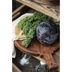 Ib Laursen Karklud Mynte amber strikket 25x25 cm