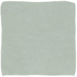 Ib Laursen - Karklud Mynte aqua haze strikket (lysebl) 25x25 cm
