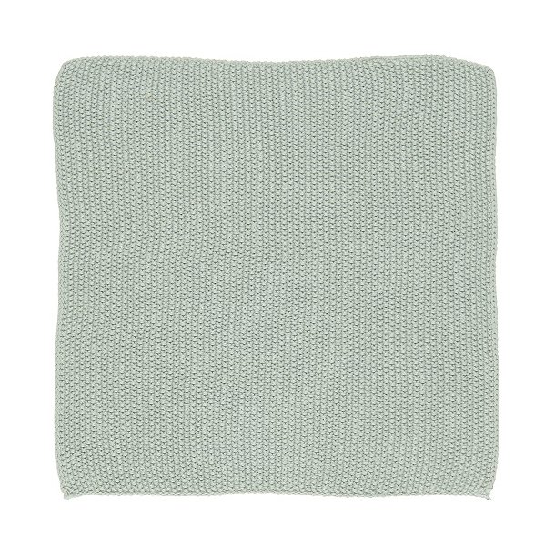 Ib Laursen - Karklud Mynte aqua haze strikket (lysebl) 25x25 cm