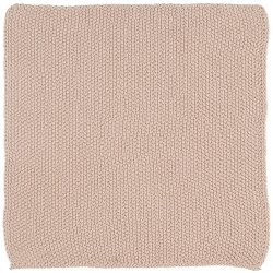 Ib Laursen - Karklud Mynte coral almond strikket 25x25 cm