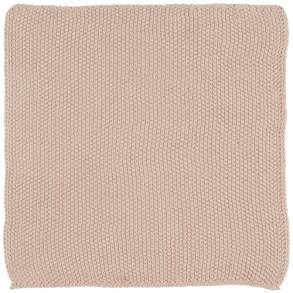 Ib Laursen - Karklud Mynte coral almond strikket 25x25 cm