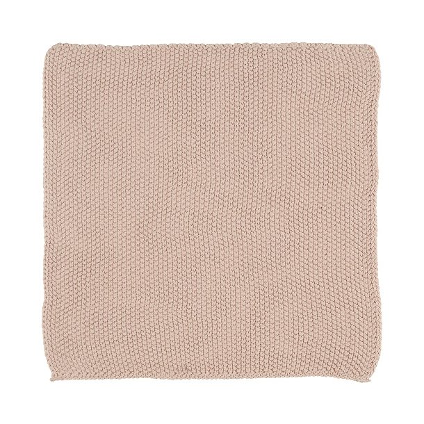 Ib Laursen - Karklud Mynte coral almond strikket 25x25 cm