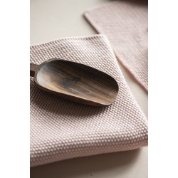 Ib Laursen - Karklud Mynte coral almond strikket 25x25 cm