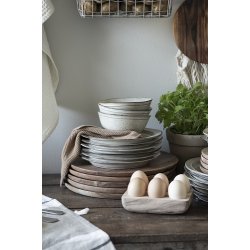 Ib Laursen Karklud Mynte honning strikket 25x25 cm