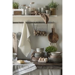 Ib Laursen Karklud Mynte honning strikket 25x25 cm