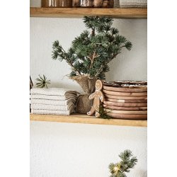 Ib Laursen - Karklud butter cream strikket 25x25 cm,