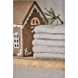 Ib Laursen - Karklud butter cream strikket 25x25 cm,