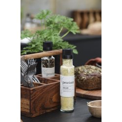 Ib Laursen Kasse med 5 rum Proviant, akacietr