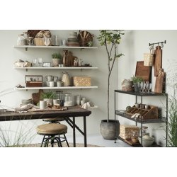 Ib Laursen Kasse med 5 rum Proviant, akacietr