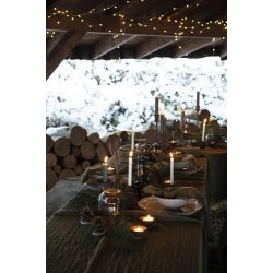 Ib Laursen Kertelys pak a 10 stk hvid :1,3 H:10