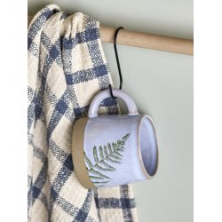 Bloomingville Kili Krus Bladgren, Gr, Stentj