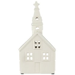 Ib Laursen Kirke til fyrfadslys Stillenat cremefarvet