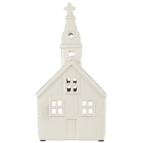 Ib Laursen Kirke til fyrfadslys Stillenat cremefarvet