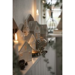 Ib Laursen Kirke til fyrfadslys Stillenat cremefarvet