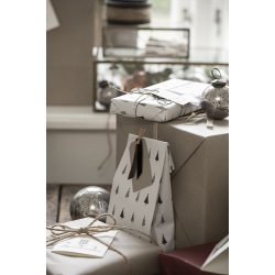 Ib Laursen Klodsbundspose Christmas Forest (B: 9 H: 22,5 D: 6 cm.)