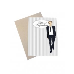 Mouse & Pen A6 - Konfirmation - Dreng