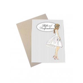 Mouse & Pen A6 - Konfirmation - pige 