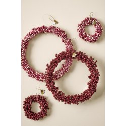 Ib Laursen Krans med rosa trperler Stillenat hndlavet : 22